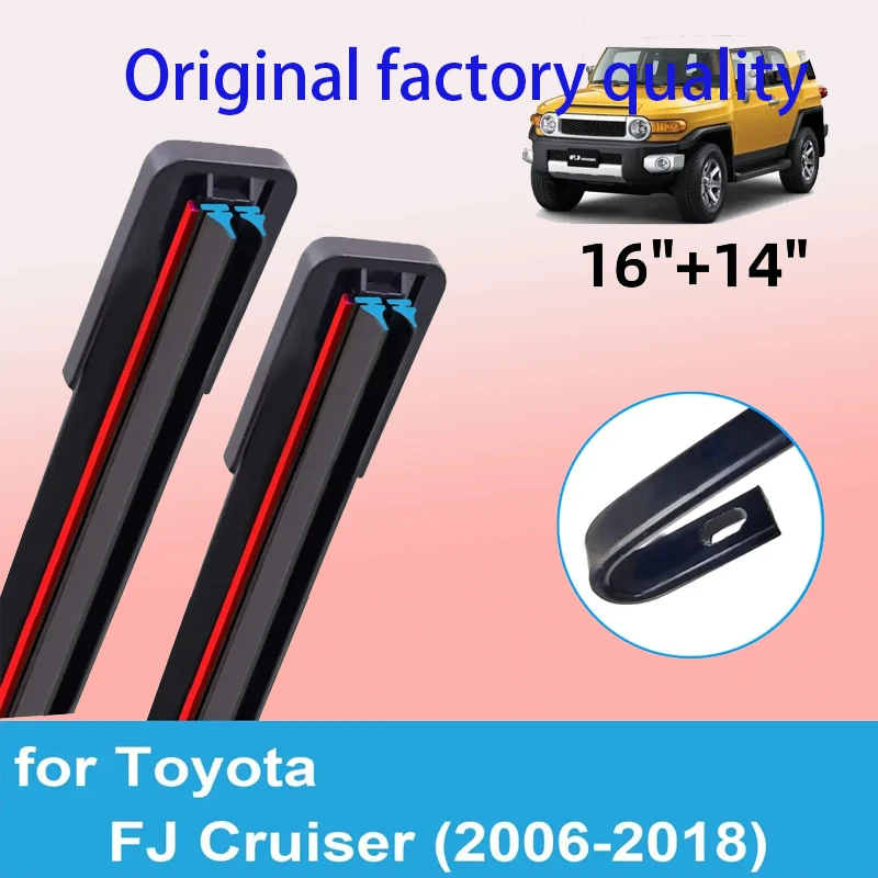 2PCS Car Wiper Blades for 2006-2018 Toyota FJ Cruiser Front Windscreen Windshield Double Rubber Car Accessories 2016 2017 2018
2PCS Car Wiper Blades for 2006-2018 Toyota FJ Cruiser Front Windscreen Windshield Double Rubber Car Accessories 2016 2017 2018