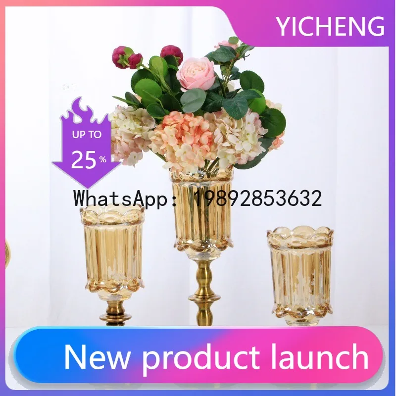 Hys glass vase ornament - neoclassical style floral vase - soft decoration - flower arrangement vase
Hys glass vase ornament - neoclassical style floral vase - soft decoration - flower arrangement vase