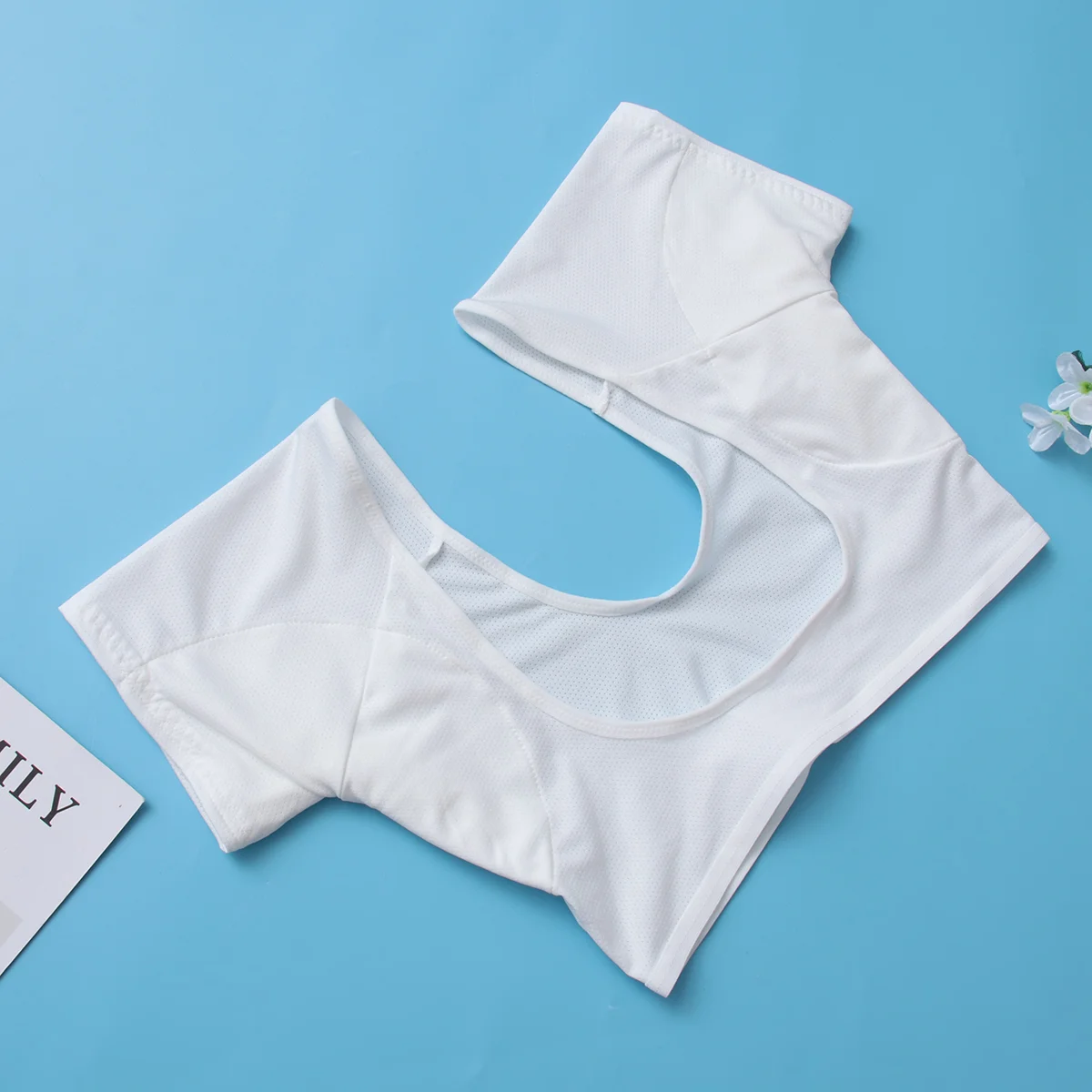 2PCS Women's Underarm Sweat Vest Quick Dry White Elastic Breathable Essential Underarm Pads for Workout
2PCS Women's Underarm Sweat Vest Quick Dry White Elastic Breathable Essential Underarm Pads for Workout