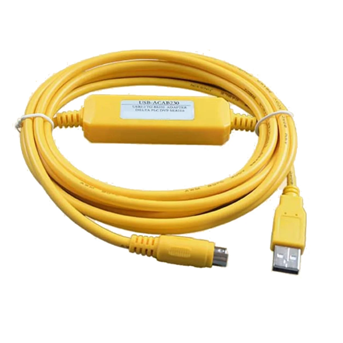 USBACAB230 для кабеля программирования ПЛК Кабель серии EX ES EH EN USB-ACAB230 ПЛК Адаптер USB2.0 к RS232 Желтый
USBACAB230 для кабеля программирования ПЛК Кабель серии EX ES EH EN USB-ACAB230 ПЛК Адаптер USB2.0 к RS232 Желтый