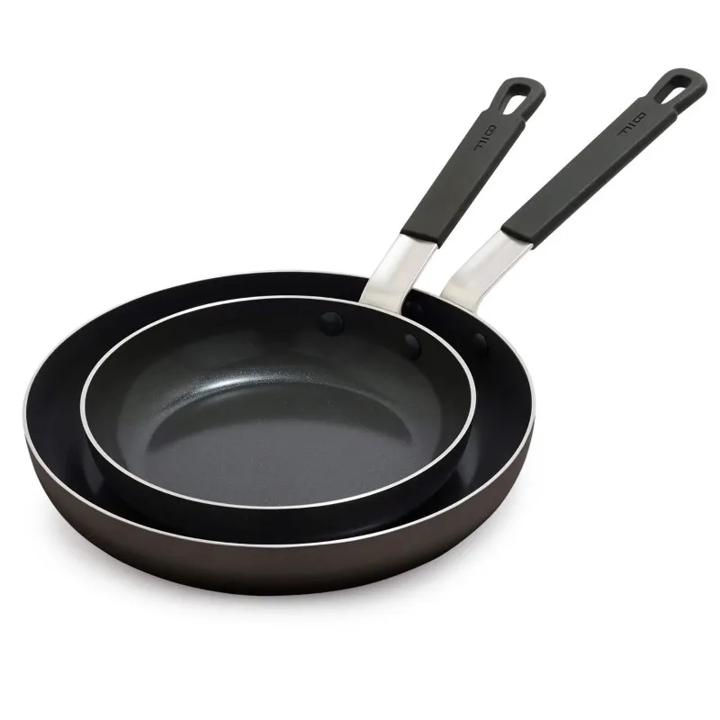 GreenPan x Bobby Flay 8” and 10” Frying Pan Skillet Set, Professional Grade Aluminum, Ceramic Nonstick, Induction Suitable
GreenPan x Bobby Flay 8” and 10” Frying Pan Skillet Set, Professional Grade Aluminum, Ceramic Nonstick, Induction Suitable