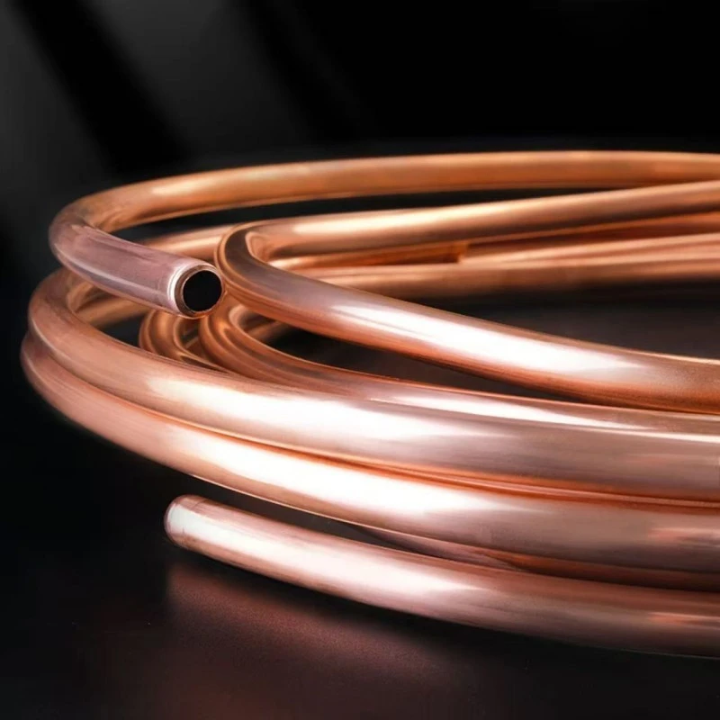 Soft Copper Coil (Hollow Round Tube) Air Conditioning Copper Pipe, Size: Outer Diameter x Wall Thickness, Length 1m
Soft Copper Coil (Hollow Round Tube) Air Conditioning Copper Pipe, Size: Outer Diameter x Wall Thickness, Length 1m