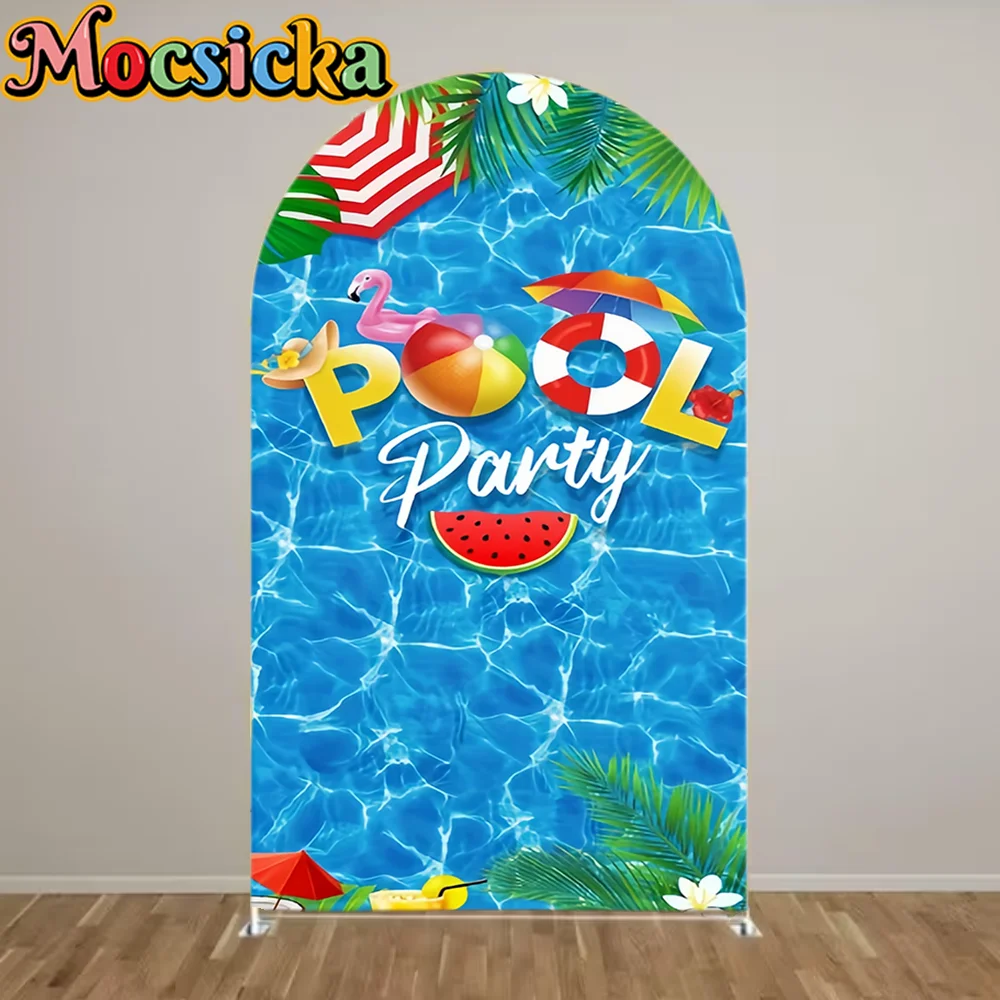Pool Party Arch Backdrop Cover Hawaiian Summer Beach Swimming Pool Design Wall Birthday Party Decorations Background Booth Props
Pool Party Arch Backdrop Cover Hawaiian Summer Beach Swimming Pool Design Wall Birthday Party Decorations Background Booth Props