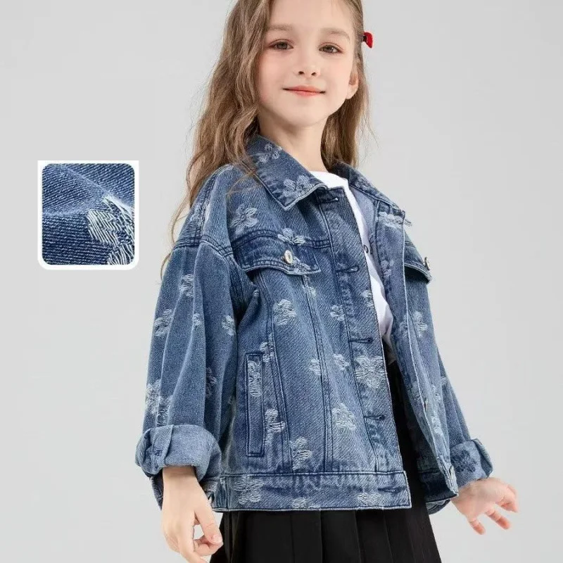 2026 New Girls Denim Jackets Kids Fashion Cartoon Outerwear Children Long Sleeve Casual Clothing 4-14Years Teenager Trends Coats
2026 New Girls Denim Jackets Kids Fashion Cartoon Outerwear Children Long Sleeve Casual Clothing 4-14Years Teenager Trends Coats