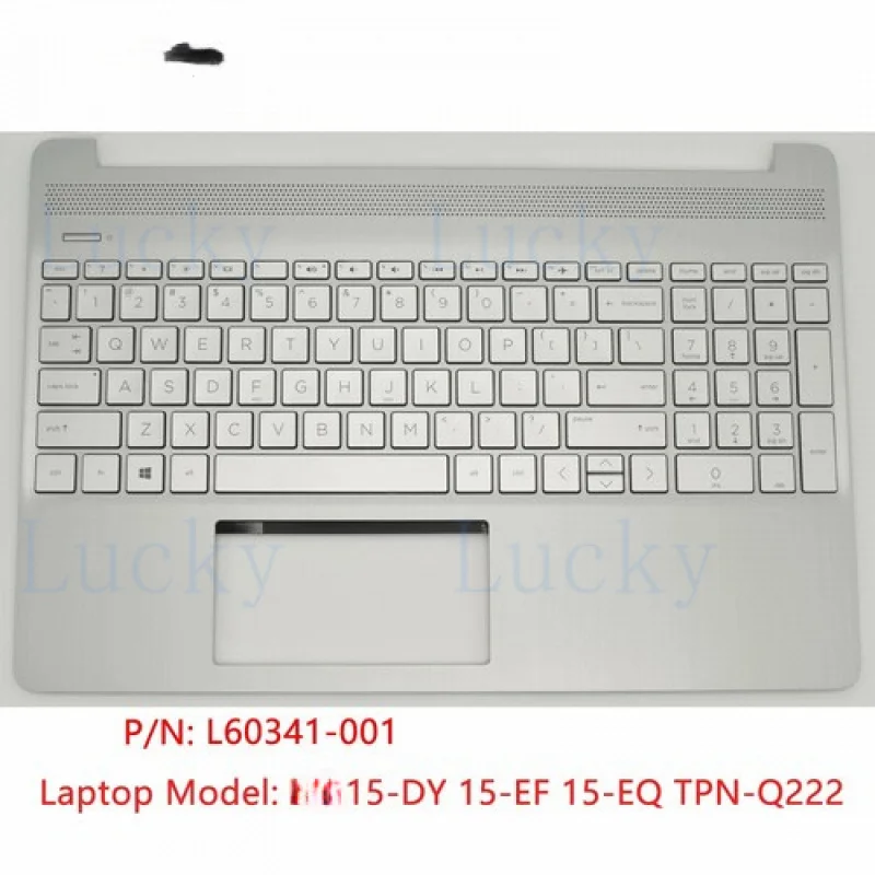 f New For HP 15-DY 15-EF 15-EQ TPN-Q222 Palmrest KB Bezel Cover Silver L60341-001
f New For HP 15-DY 15-EF 15-EQ TPN-Q222 Palmrest KB Bezel Cover Silver L60341-001