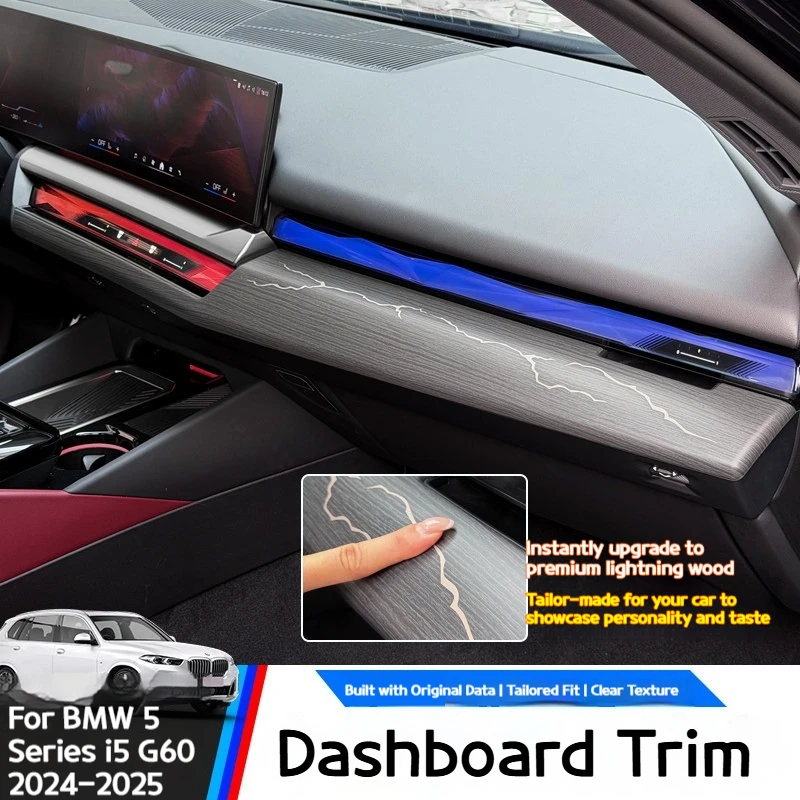 Car Dashboard decorative panel lightning-resistant wood-grain scratch-resistant frame For BMW 5 Series i5 G60 2024-2025 accesso
Car Dashboard decorative panel lightning-resistant wood-grain scratch-resistant frame For BMW 5 Series i5 G60 2024-2025 accesso
