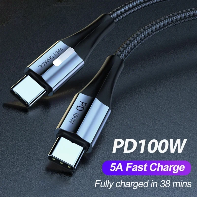 PD 100W USB Type C Fast Charger Cable Light Cable For Huawei iPhone 15/16 Pro Xiaomi poco Samsung For MacBook Cable Data Line
PD 100W USB Type C Fast Charger Cable Light Cable For Huawei iPhone 15/16 Pro Xiaomi poco Samsung For MacBook Cable Data Line