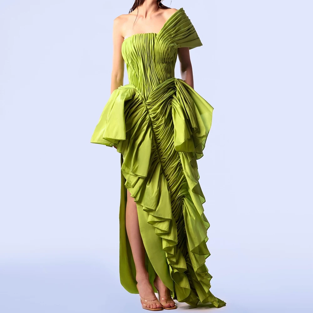 Customized Temperament Strapless Off the Shoulder Jersey Sleeveless Evening Dress Modern Straight Floor Length Vestido De Noche
Customized Temperament Strapless Off the Shoulder Jersey Sleeveless Evening Dress Modern Straight Floor Length Vestido De Noche