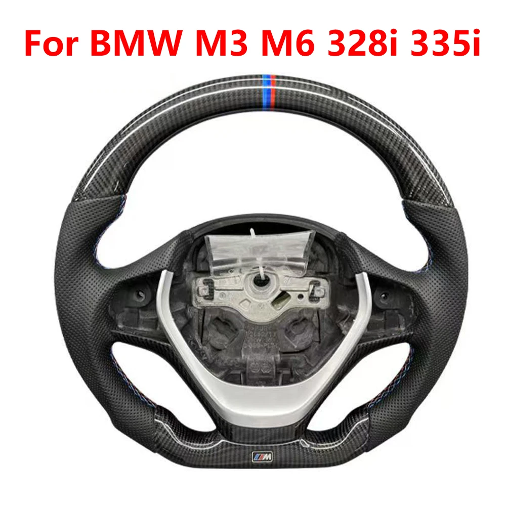 Автомобильный руль из волокна для BMW M3 M6 328i 335i 135i руль с плоским дном автомобильные аксессуары
Автомобильный руль из волокна для BMW M3 M6 328i 335i 135i руль с плоским дном автомобильные аксессуары