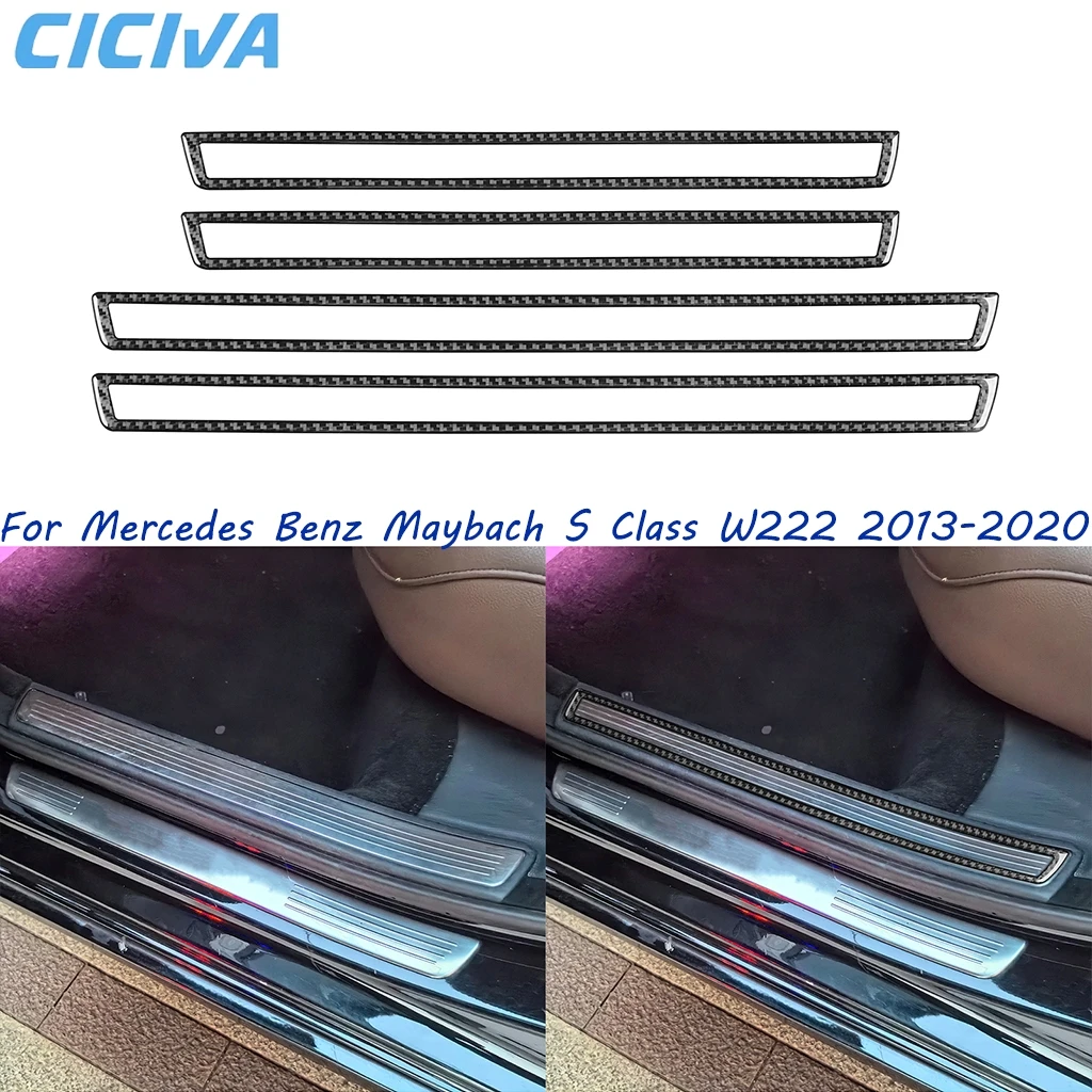 For Mercedes Benz Maybach S Class W222 2013-2020 Door Sill Threshold Bar Trim Carbon Fiber Interior Car Accessories Sticker Trim
For Mercedes Benz Maybach S Class W222 2013-2020 Door Sill Threshold Bar Trim Carbon Fiber Interior Car Accessories Sticker Trim