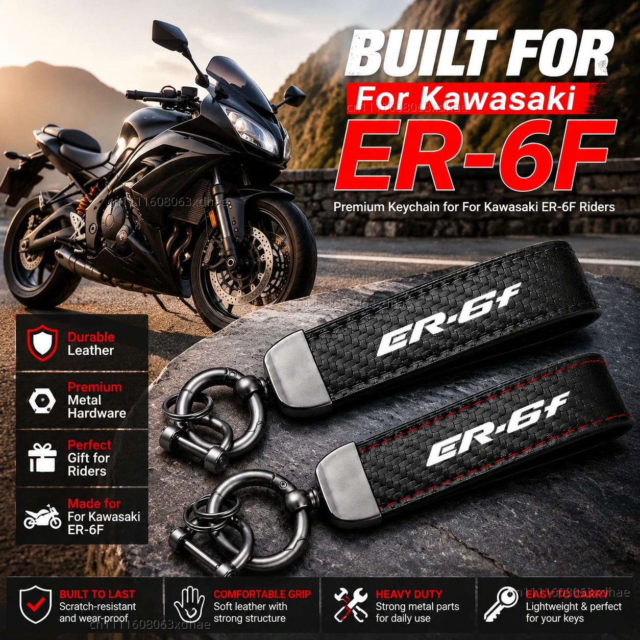 High-Grade Leather Motorcycle Keychain Holder Keyring Accessories For Kawasaki ER-6F ER6F 2009-2016 ER6 F 2015 2014 2013
High-Grade Leather Motorcycle Keychain Holder Keyring Accessories For Kawasaki ER-6F ER6F 2009-2016 ER6 F 2015 2014 2013