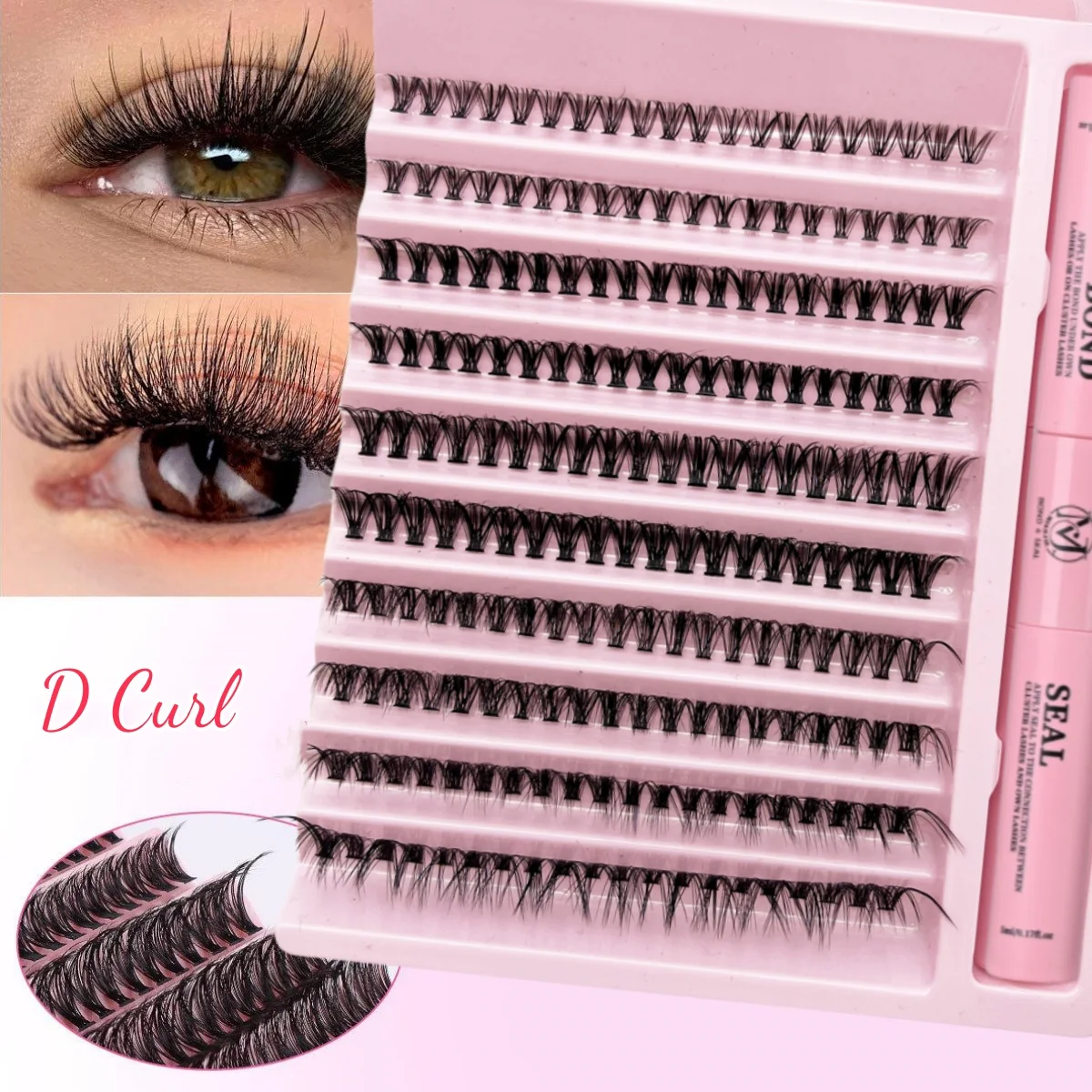 MIAOJIE DIY Eyelash Extension Kit 120pcs Individual Lashes Cluster 30D40D50D 8-16mm Mix Lash Clusters Bond and Seal and Lash App
MIAOJIE DIY Eyelash Extension Kit 120pcs Individual Lashes Cluster 30D40D50D 8-16mm Mix Lash Clusters Bond and Seal and Lash App
