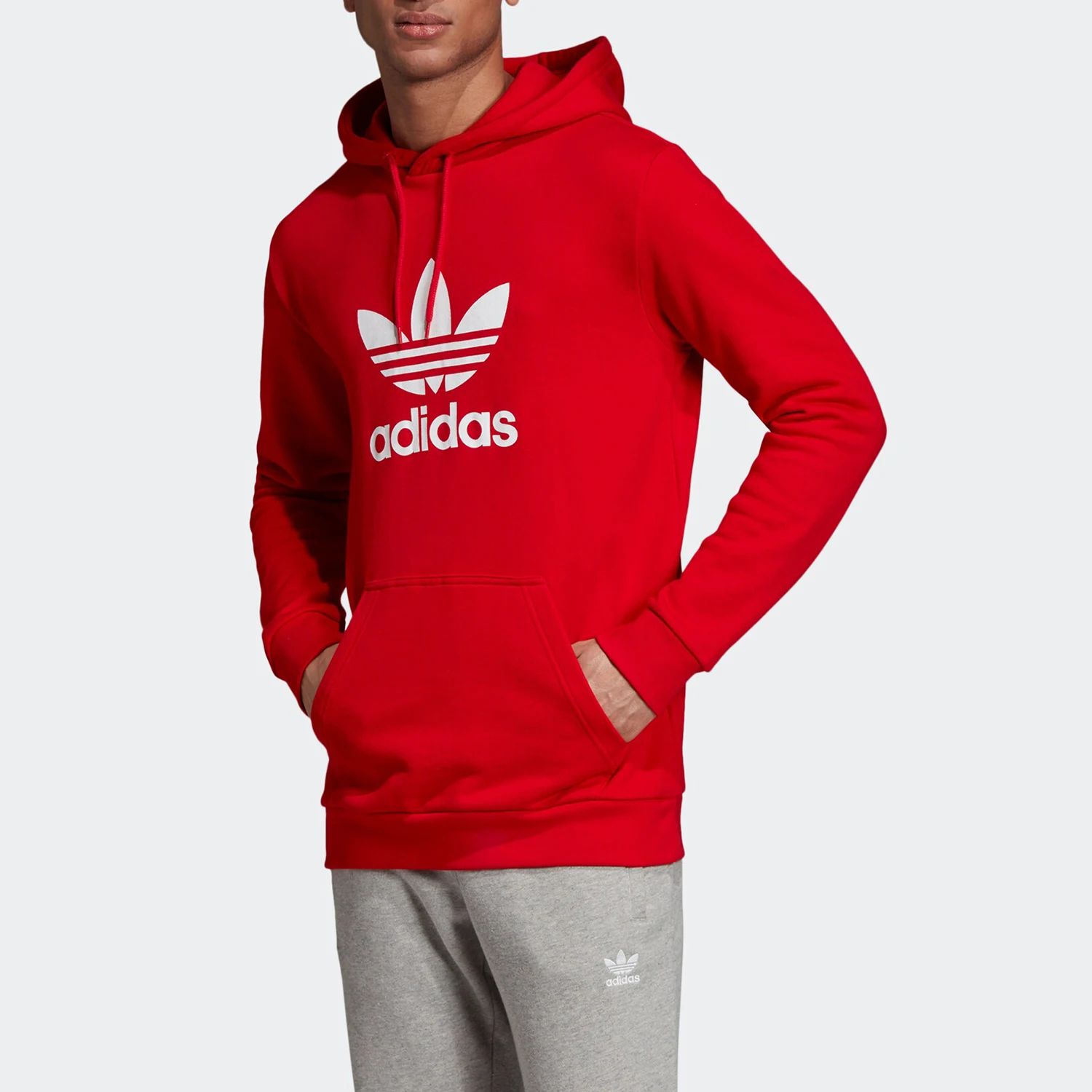Adidas Originals Mens Trefoil Logo Hooded Sweatshirt EJ9680
Adidas Originals Mens Trefoil Logo Hooded Sweatshirt EJ9680