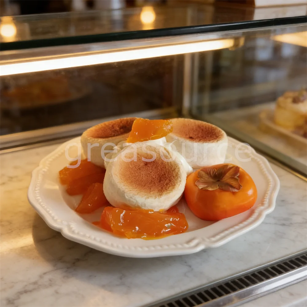 Artificial Souffle Dessert Model Set Matcha Pistachio Fresh Berries Orange Persimmon Topping Fake Japanese Fluffy Pancake Cream
Artificial Souffle Dessert Model Set Matcha Pistachio Fresh Berries Orange Persimmon Topping Fake Japanese Fluffy Pancake Cream