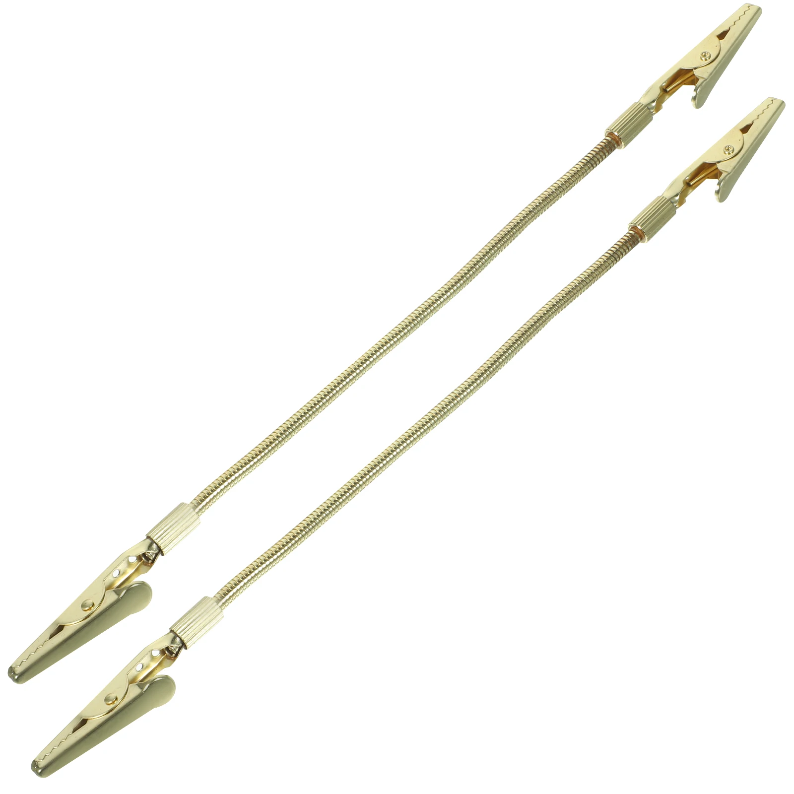 2pcs Soldering Wire Fixing Tool Stainless Steel Alligator Clamps Photo Memo Holder Golden Color File Folder Tag Organizer
2pcs Soldering Wire Fixing Tool Stainless Steel Alligator Clamps Photo Memo Holder Golden Color File Folder Tag Organizer