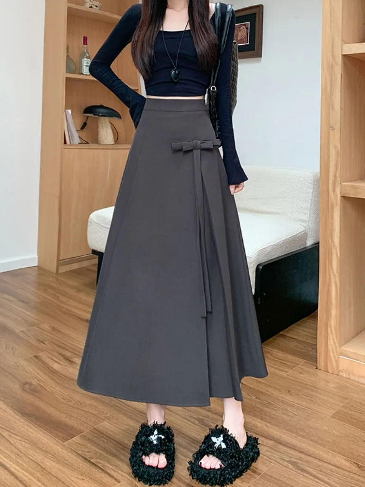 Юбка-трапеция с высокой талией, плиссированная, женская, весенняя новинка, корейская версия, для офиса, стройнящая, без застежек
Юбка-трапеция с высокой талией, плиссированная, женская, весенняя новинка, корейская версия, для офиса, стройнящая, без застежек