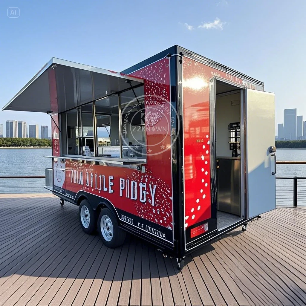 Customized Logo Mobile Food Trailer Fully Equipped Commercial Catering food cart With DOT certification
Customized Logo Mobile Food Trailer Fully Equipped Commercial Catering food cart With DOT certification