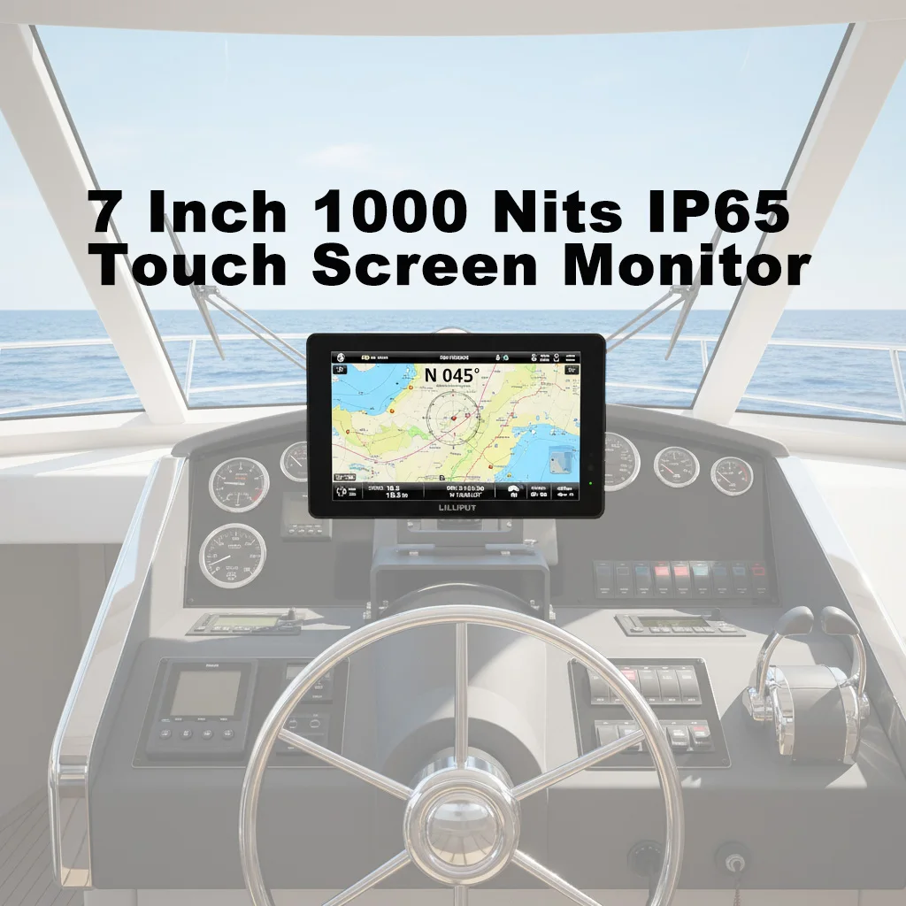 Outdoor 7 Inch Waterproof Marine Display for Yacht Dashboard Navigation Instrumentation Monitoring and Entertainment Control
Outdoor 7 Inch Waterproof Marine Display for Yacht Dashboard Navigation Instrumentation Monitoring and Entertainment Control
