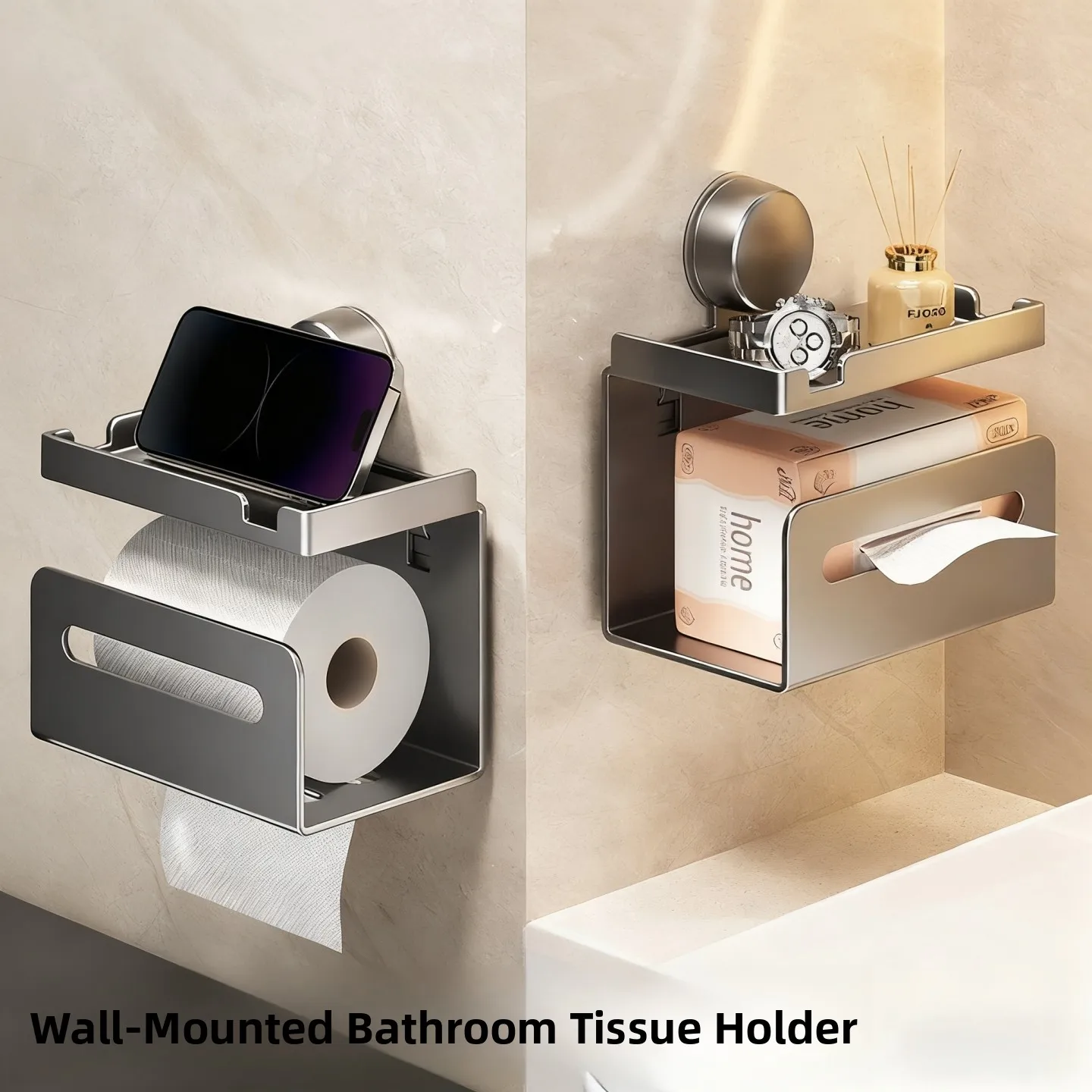Modern Minimalist Bathroom Toilet Tissue Holder Iron Material Hand Washing Room Paper Box Multi-Function Storage Rack
Modern Minimalist Bathroom Toilet Tissue Holder Iron Material Hand Washing Room Paper Box Multi-Function Storage Rack
