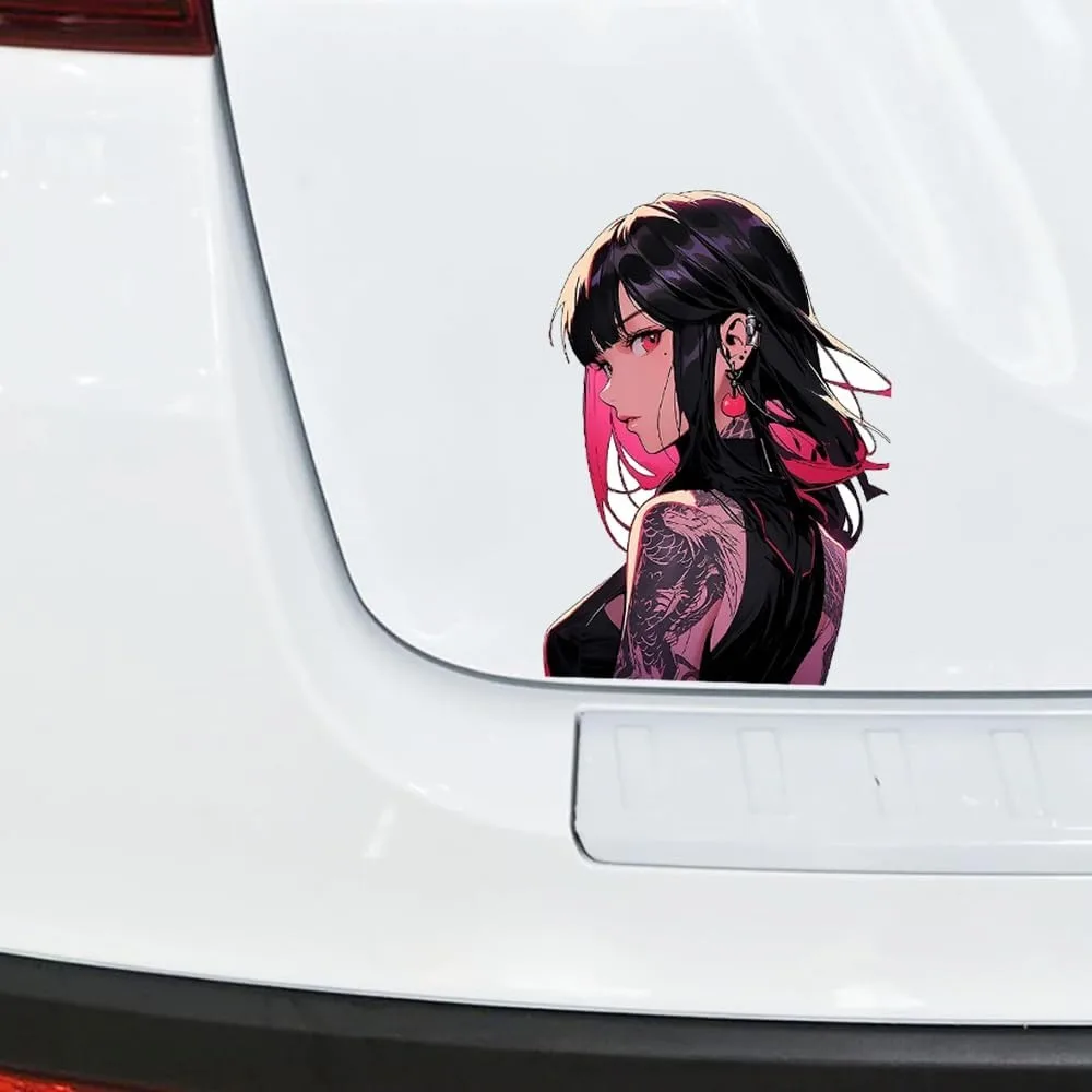 Pink Hair Anime Dragon Tattoo Girl Vinyl Sticker Waterproof Self-adhesive Decal for Car Truck Motorcycle Decor
Pink Hair Anime Dragon Tattoo Girl Vinyl Sticker Waterproof Self-adhesive Decal for Car Truck Motorcycle Decor