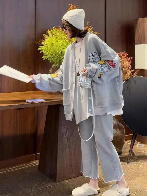 plus Size 300 Pounds Cartoon Sweatshirt Cardigan Women's Spring Autumn Lazy Style Casual Versatile Outerwear
plus Size 300 Pounds Cartoon Sweatshirt Cardigan Women's Spring Autumn Lazy Style Casual Versatile Outerwear