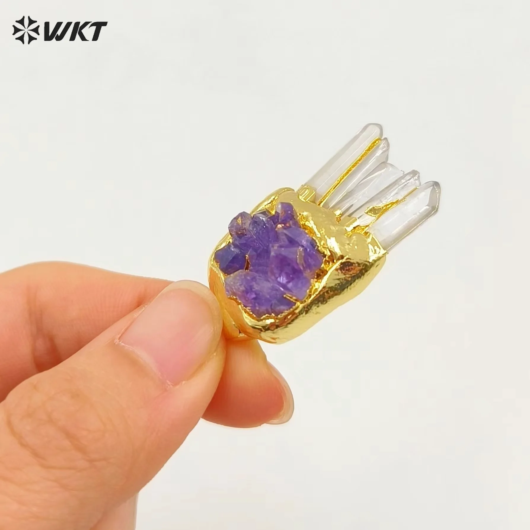 WT-P1976 WKT 2025 Attractive Style Amethyst Quartz Pretty Design Pendant For Women Jewelry Wedding Accessory Party 5 Pcs
WT-P1976 WKT 2025 Attractive Style Amethyst Quartz Pretty Design Pendant For Women Jewelry Wedding Accessory Party 5 Pcs