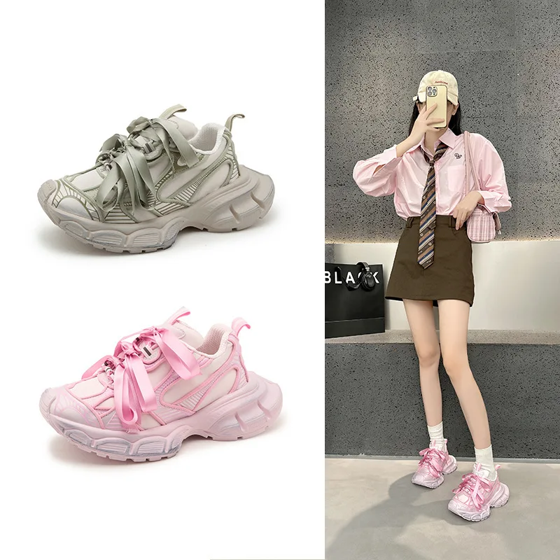 2026 Paris 3XL Dad Shoes Pink Bowtie Sports Shoes Women's Outdoor Vintage Breathable High Top Princess Style Casual Shoes
2026 Paris 3XL Dad Shoes Pink Bowtie Sports Shoes Women's Outdoor Vintage Breathable High Top Princess Style Casual Shoes