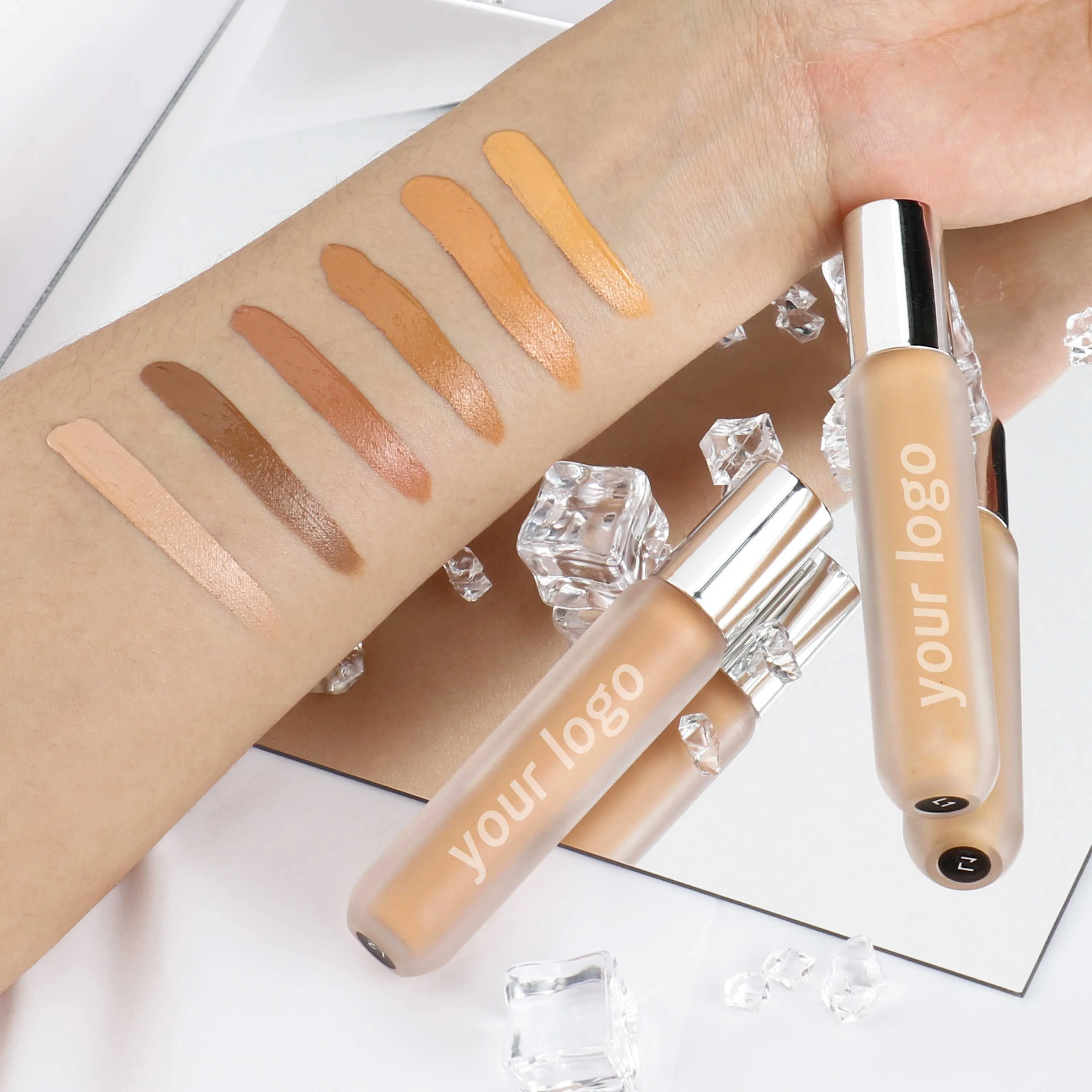 10pcs Makeup Concealer Liquid Convenient Full Coverage Eye Dark Circles Dark Skin Face Contour Cosmetics Private Label Wholesale
10pcs Makeup Concealer Liquid Convenient Full Coverage Eye Dark Circles Dark Skin Face Contour Cosmetics Private Label Wholesale