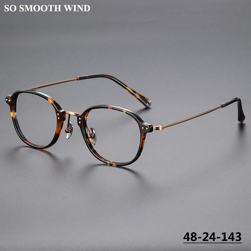 Japanese Designer Ultralight Acetate Titanium Frame Small Square Glasses Men Women Spectacles Brand Eyeglasses Fashion Eyewear
Japanese Designer Ultralight Acetate Titanium Frame Small Square Glasses Men Women Spectacles Brand Eyeglasses Fashion Eyewear