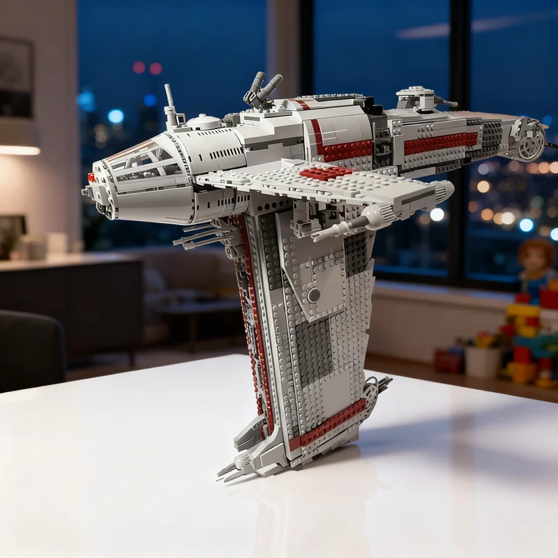 2065pcs MOC UCS Resistance Bomber Alternate Build Star Battle Model Building blocks Architecture toy idea Christmas gift Brick
2065pcs MOC UCS Resistance Bomber Alternate Build Star Battle Model Building blocks Architecture toy idea Christmas gift Brick