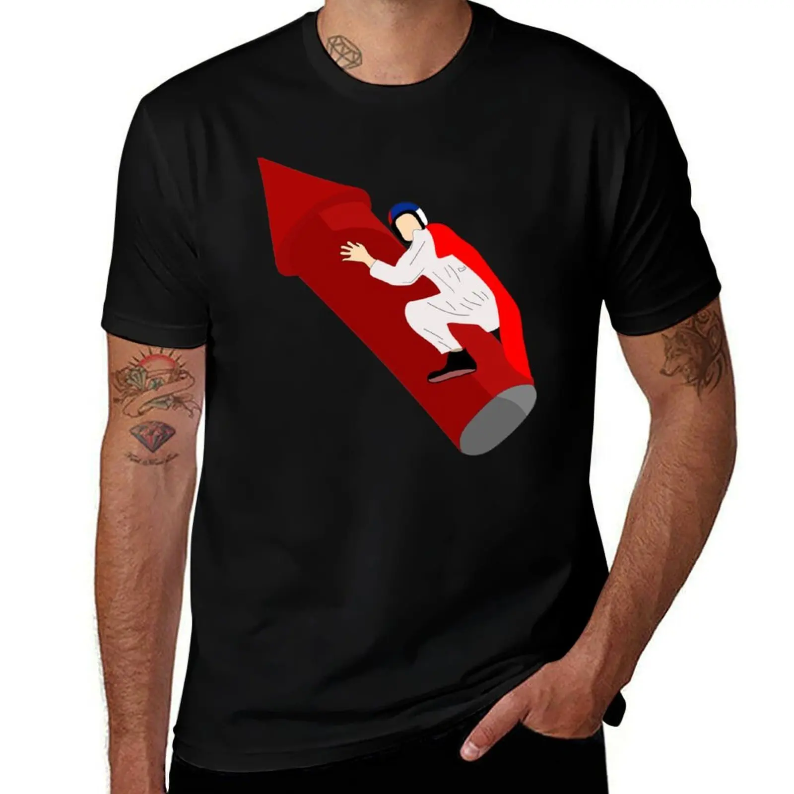 Jackass - Big Red Rocket T-Shirt cotton t shirts high quality t shirts for man cotton funny T-Shirt
Jackass - Big Red Rocket T-Shirt cotton t shirts high quality t shirts for man cotton funny T-Shirt