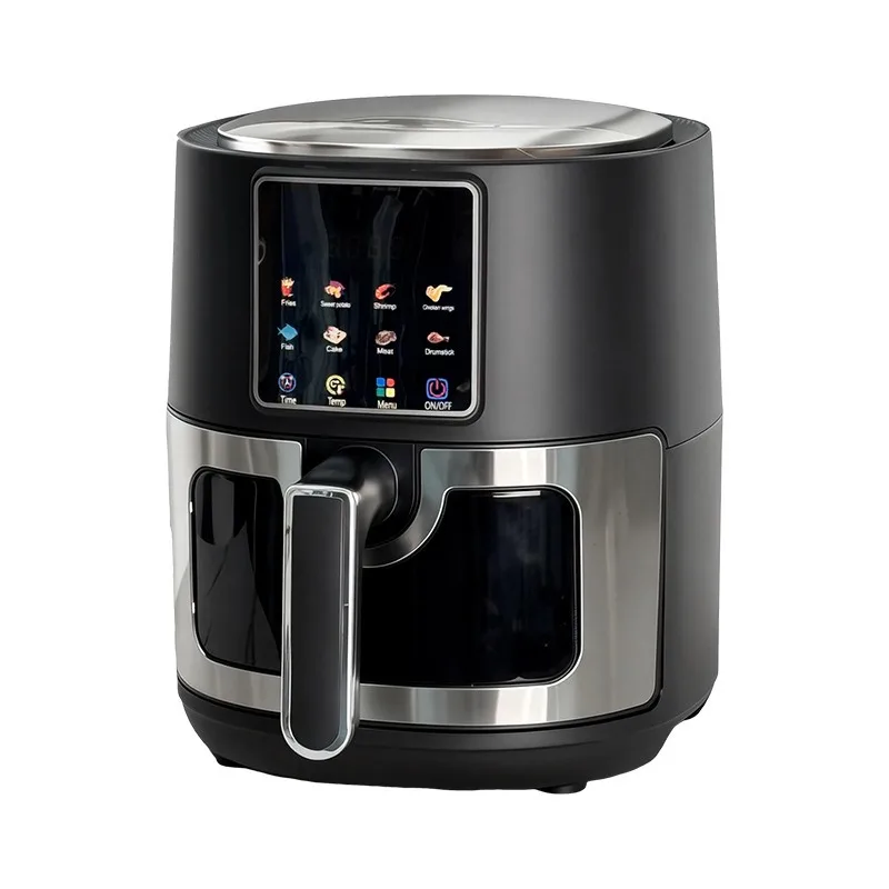Air fryer, no-turn-over household visual multi-function automatic oil-free electric oven
Air fryer, no-turn-over household visual multi-function automatic oil-free electric oven