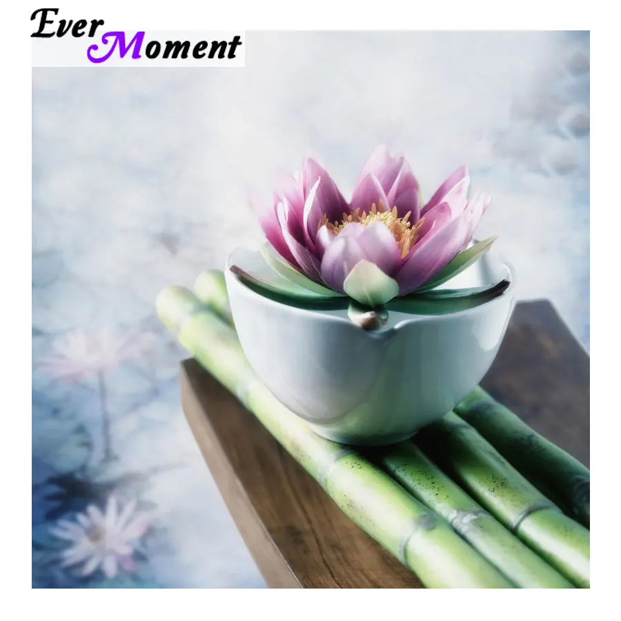 Ever Moment Diamond Painting Lotus Bamboo Diamond Embroidery Flower Plant Diamant Art Image High Quality Resin Drills ASF864
Ever Moment Diamond Painting Lotus Bamboo Diamond Embroidery Flower Plant Diamant Art Image High Quality Resin Drills ASF864