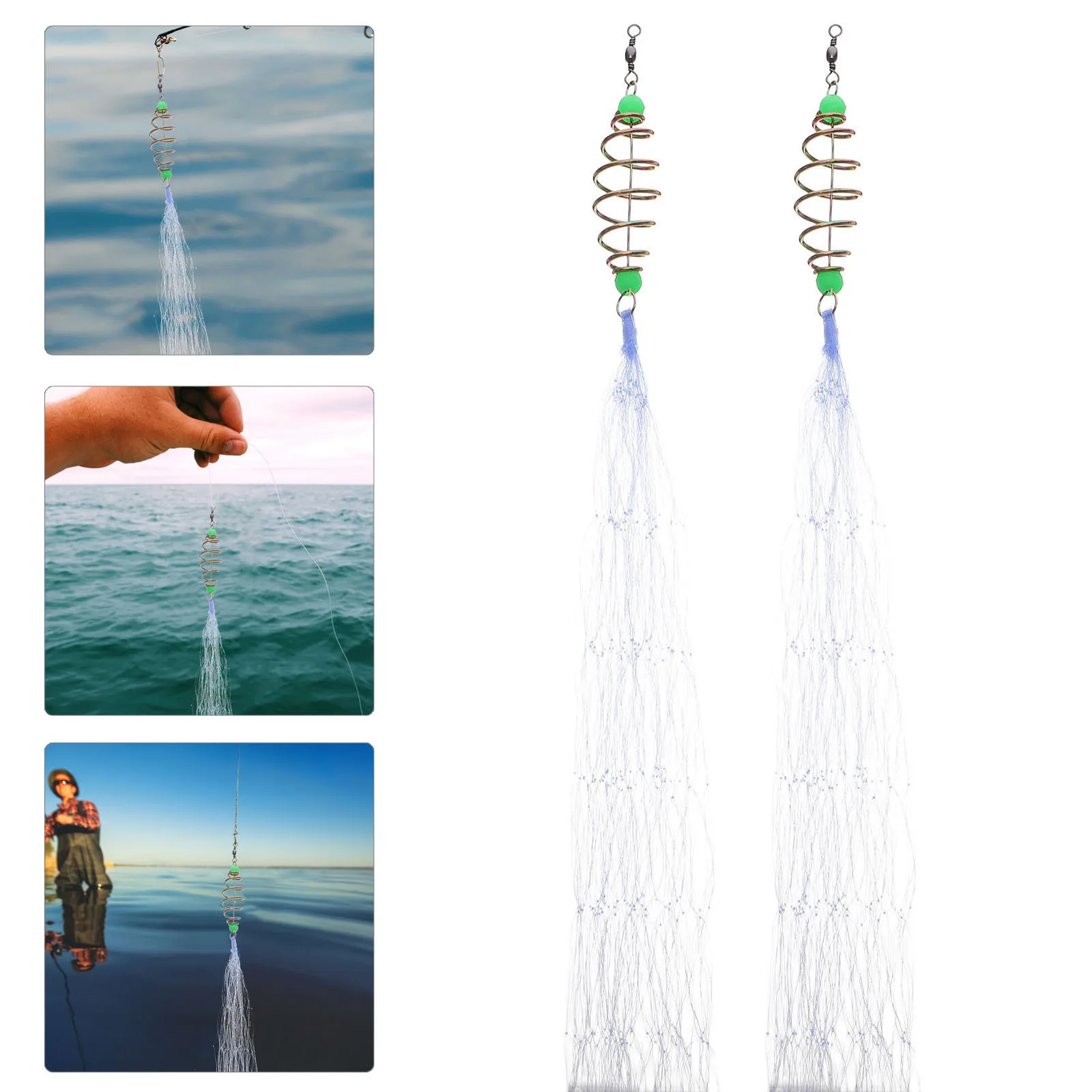 4Pcs Exquisite Crafted Fishing Net Durable Wear-Resistant Mesh Portable Fish Trap Multi-Function Fishing Accessory
4Pcs Exquisite Crafted Fishing Net Durable Wear-Resistant Mesh Portable Fish Trap Multi-Function Fishing Accessory