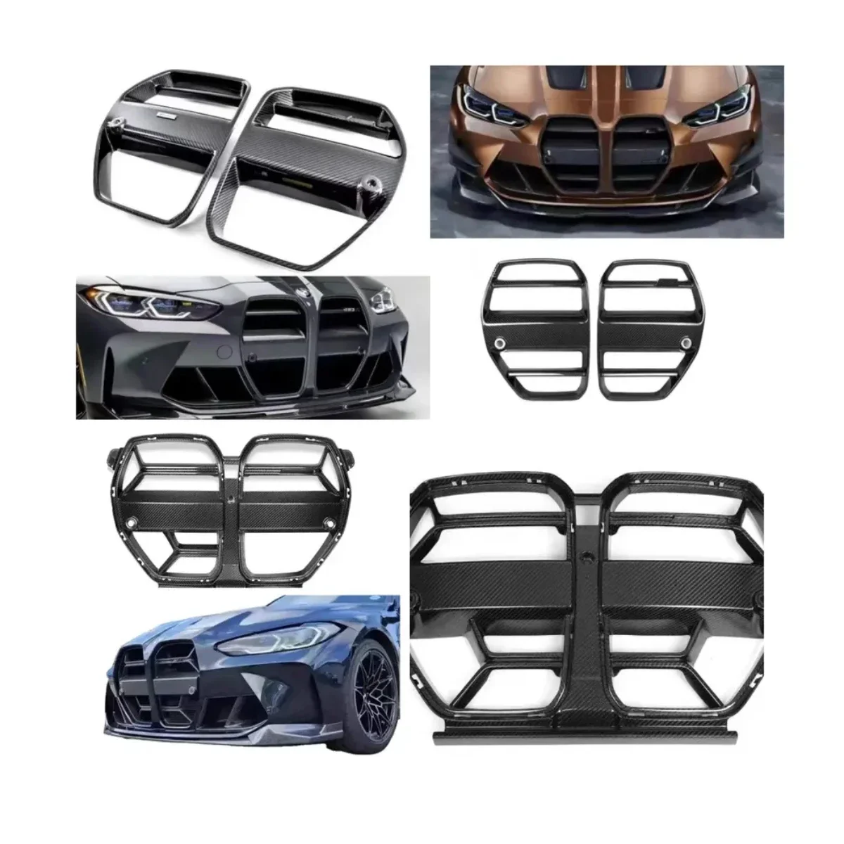 High Quality 2021 CSL Style SD Style v Style Dry Carbon Fiber Front Bumper Grille For BMW G80 M3 G82 M4
High Quality 2021 CSL Style SD Style v Style Dry Carbon Fiber Front Bumper Grille For BMW G80 M3 G82 M4