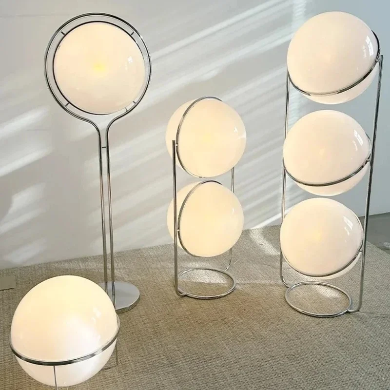 Floor Lamp Chrome Metal White Acrylic Ball Floor Light Living Room Hotel Room Sofa Decoration Lamp
Floor Lamp Chrome Metal White Acrylic Ball Floor Light Living Room Hotel Room Sofa Decoration Lamp