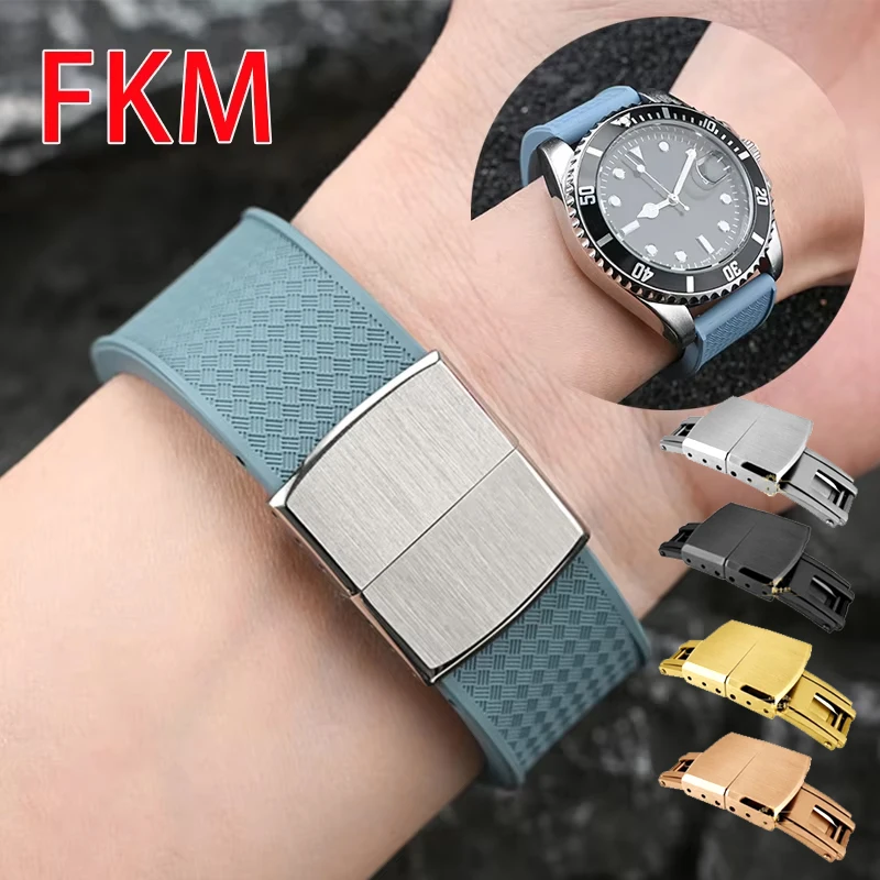 CTS FKM ремешок для часов 18/19/20/21/22 мм быстросъемный браслет с пряжкой-бабочкой водонепроницаемый ремешок из фторкаучука для отрезания размера
CTS FKM ремешок для часов 18/19/20/21/22 мм быстросъемный браслет с пряжкой-бабочкой водонепроницаемый ремешок из фторкаучука для отрезания размера 