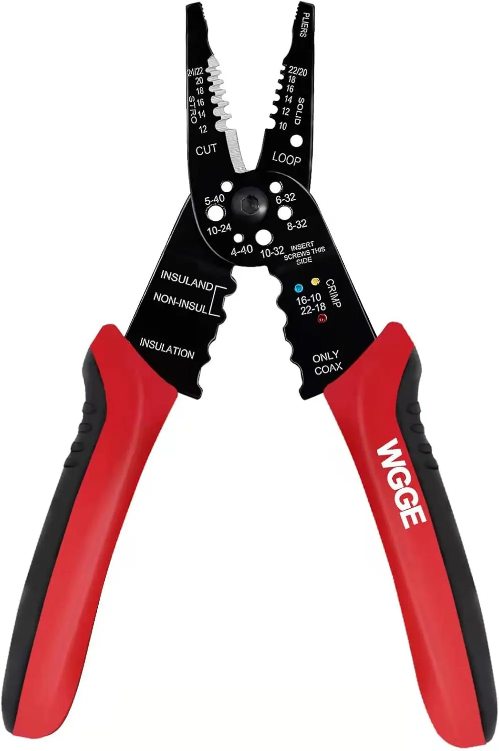8-inch Professional Wire Stripper Crimping Tool, Cable Cutter, Multi-Function Hand Tool for Electrical Wiring, Red Black
8-inch Professional Wire Stripper Crimping Tool, Cable Cutter, Multi-Function Hand Tool for Electrical Wiring, Red Black
