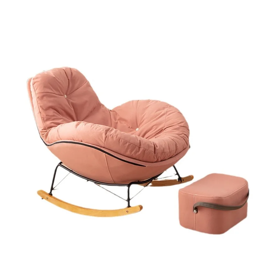 Rocking Reclining Lazy Household Leisure Light Luxury Rocking Chair Adult Living Room Balcony Single Sofa Egg
Rocking Reclining Lazy Household Leisure Light Luxury Rocking Chair Adult Living Room Balcony Single Sofa Egg