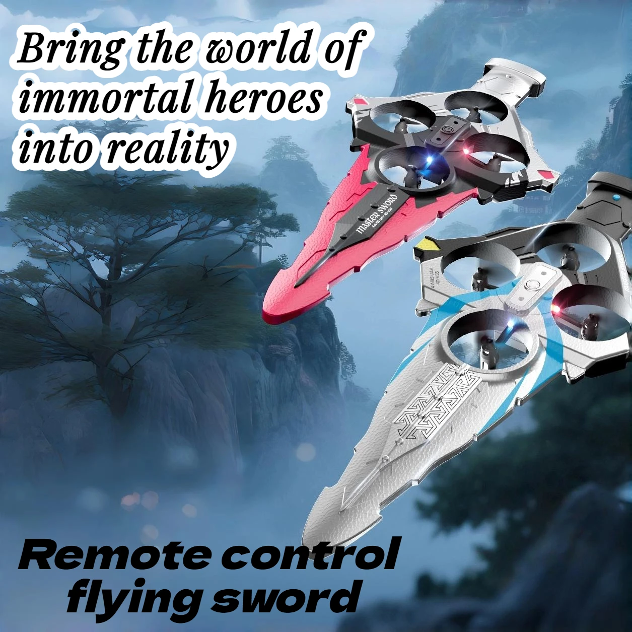 2025 new product 2.4G remote control flying sword drone sensor aircraft light RC foam toy airplane
2025 new product 2.4G remote control flying sword drone sensor aircraft light RC foam toy airplane