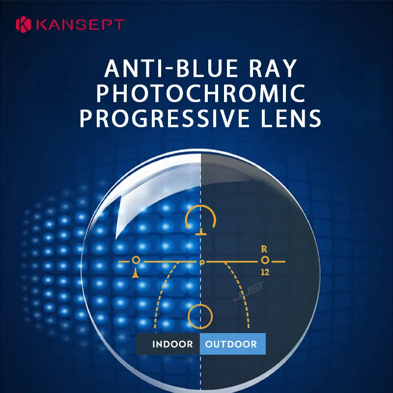 KANSEPT 1.56/1.61/1.67/1.74 Anti-scratch Wide Field Of View Custom Anti-blue Light + Photochromic Progressive Multifocal Lens
KANSEPT 1.56/1.61/1.67/1.74 Anti-scratch Wide Field Of View Custom Anti-blue Light + Photochromic Progressive Multifocal Lens