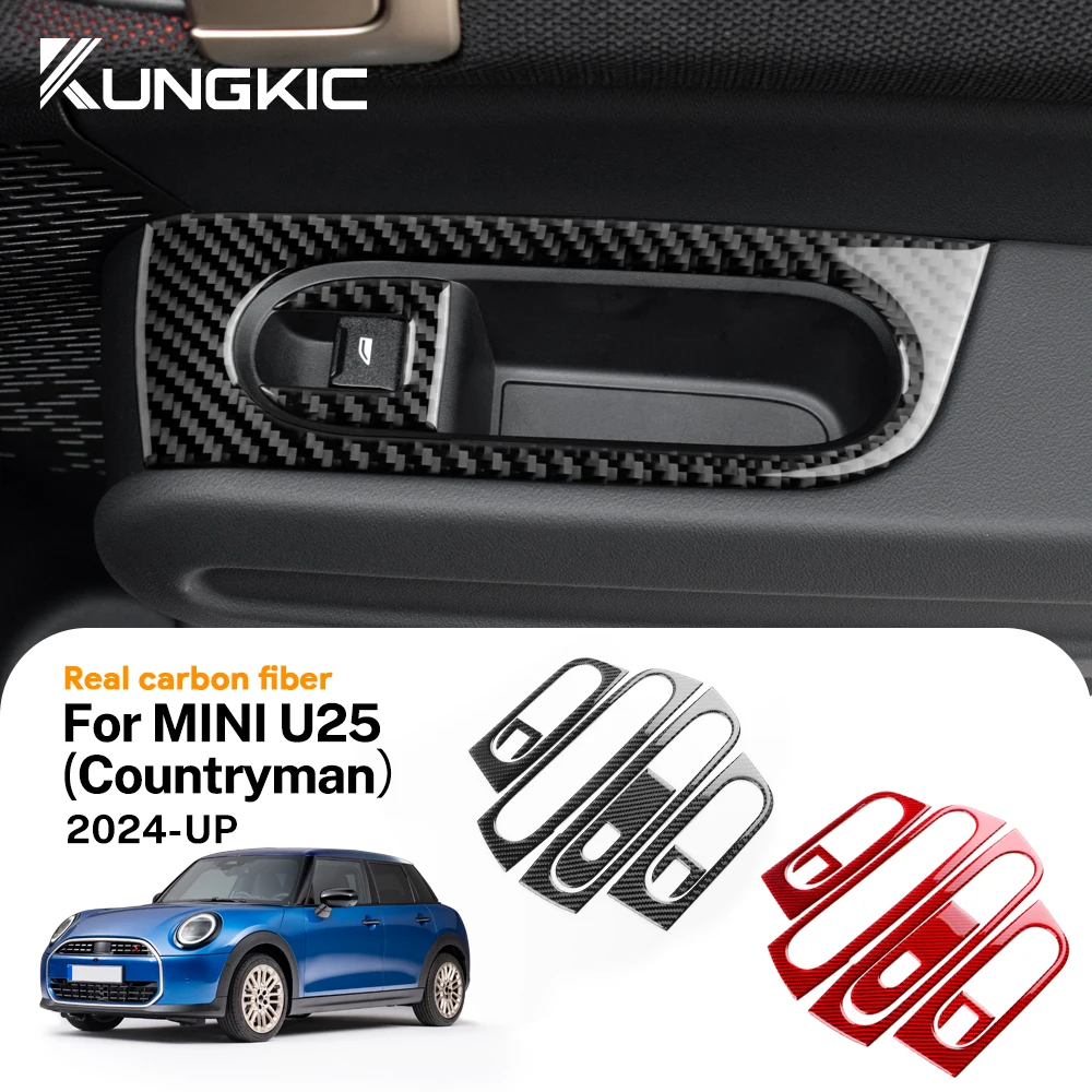 Настоящее мягкое углеродное волокно для BMW MINI Countryman U25 2024 2025, переключатель подъема окна двери, рамка, панель, внутренняя наклейка
Настоящее мягкое углеродное волокно для BMW MINI Countryman U25 2024 2025, переключатель подъема окна двери, рамка, панель, внутренняя наклейка