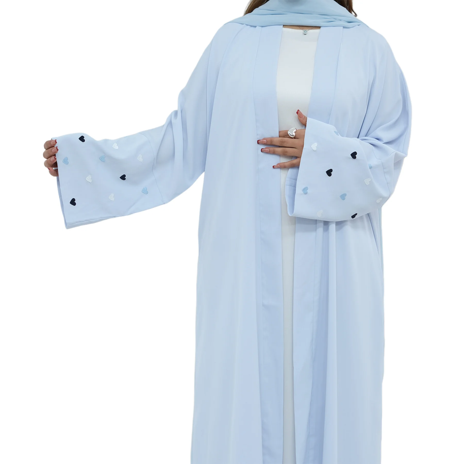 Ramadan Embroidery Open Abaya Dubai Kaftan Women Muslim Hijab Dress Set Eid Kebaya Islam Jalabiya Kimono Cardigan Robe Vestidos
Ramadan Embroidery Open Abaya Dubai Kaftan Women Muslim Hijab Dress Set Eid Kebaya Islam Jalabiya Kimono Cardigan Robe Vestidos