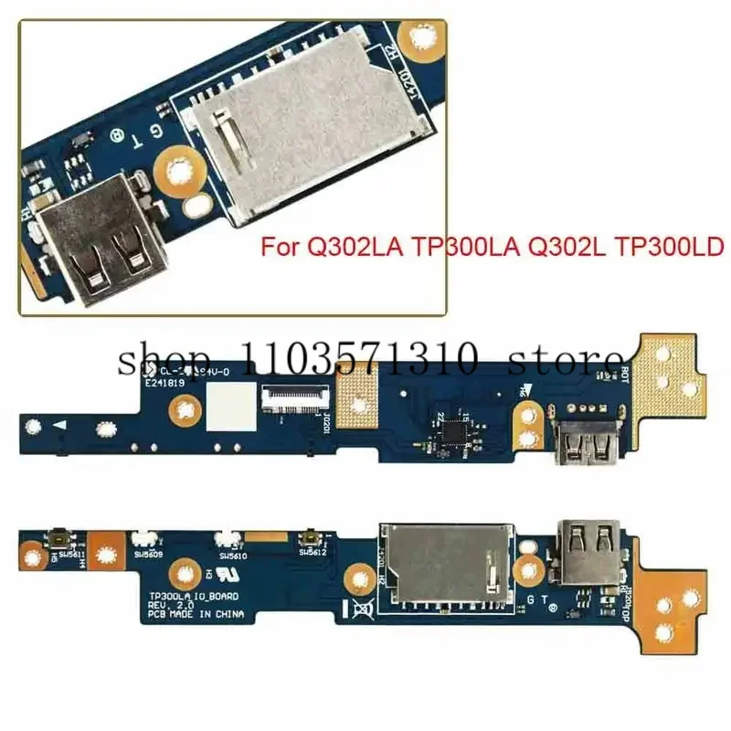1 шт. для Asus Q302L Q302LA TP300LA TP300LD TP300L кнопка включения питания ввода-вывода USB SD плата 60NB05Y0-IO2010 60NB05Y0-IO1070
1 шт. для Asus Q302L Q302LA TP300LA TP300LD TP300L кнопка включения питания ввода-вывода USB SD плата 60NB05Y0-IO2010 60NB05Y0-IO1070