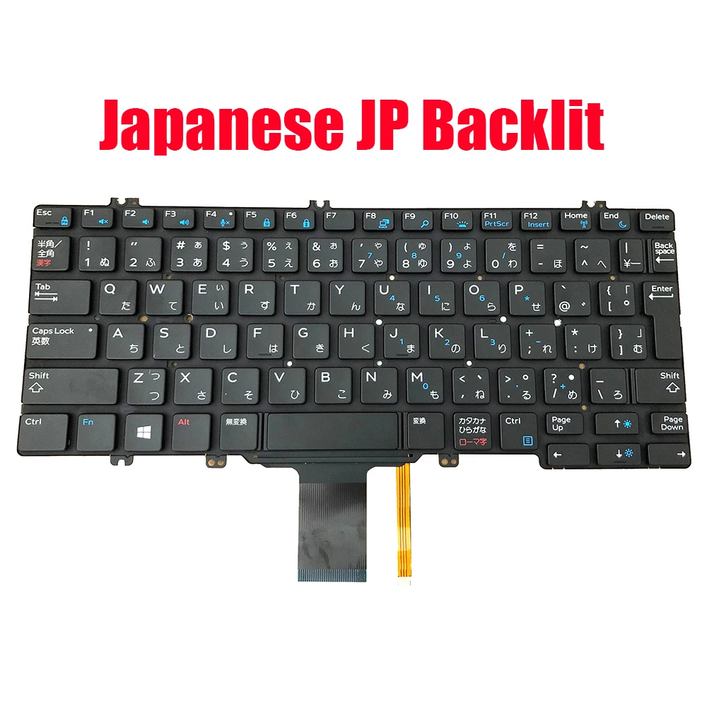 Japanese Laptop Keyboard For DELL For Latitude 5289 7389 7390 2-in-1 5280 5288 7280 7380 NSK-EHABC 0J PK131S51B45 0WXP3F WXP3F
Japanese Laptop Keyboard For DELL For Latitude 5289 7389 7390 2-in-1 5280 5288 7280 7380 NSK-EHABC 0J PK131S51B45 0WXP3F WXP3F
