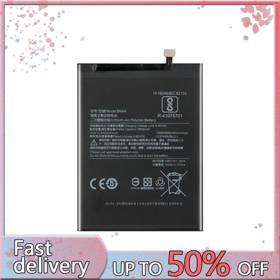 Battery BM42 BM45 BM46 BN31 BN41 BN43 BN45 BN46 BN48 BN4A for Xiaomi Redmi Note 2 3 4 4X 5 5A 6 7 8 8T 9 9S Pro Plus Note2 Note3
Battery BM42 BM45 BM46 BN31 BN41 BN43 BN45 BN46 BN48 BN4A for Xiaomi Redmi Note 2 3 4 4X 5 5A 6 7 8 8T 9 9S Pro Plus Note2 Note3
