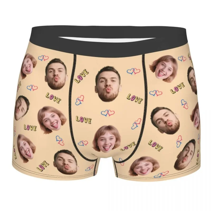 Custom Photo Boxer Briefs for Men - Unique Personalized Gift for Husband, Boyfriend or Father
Custom Photo Boxer Briefs for Men - Unique Personalized Gift for Husband, Boyfriend or Father