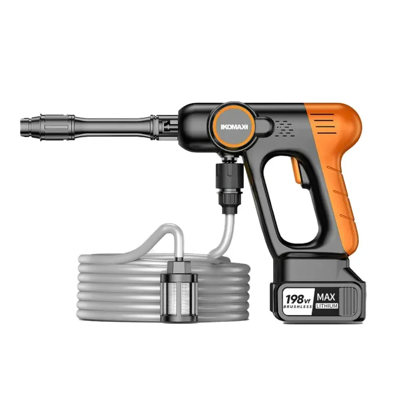DC21V 2AH Multifunctional portable lithium battery spray gun set, car wash spray gun, garden watering tool, adjustable angle
DC21V 2AH Multifunctional portable lithium battery spray gun set, car wash spray gun, garden watering tool, adjustable angle