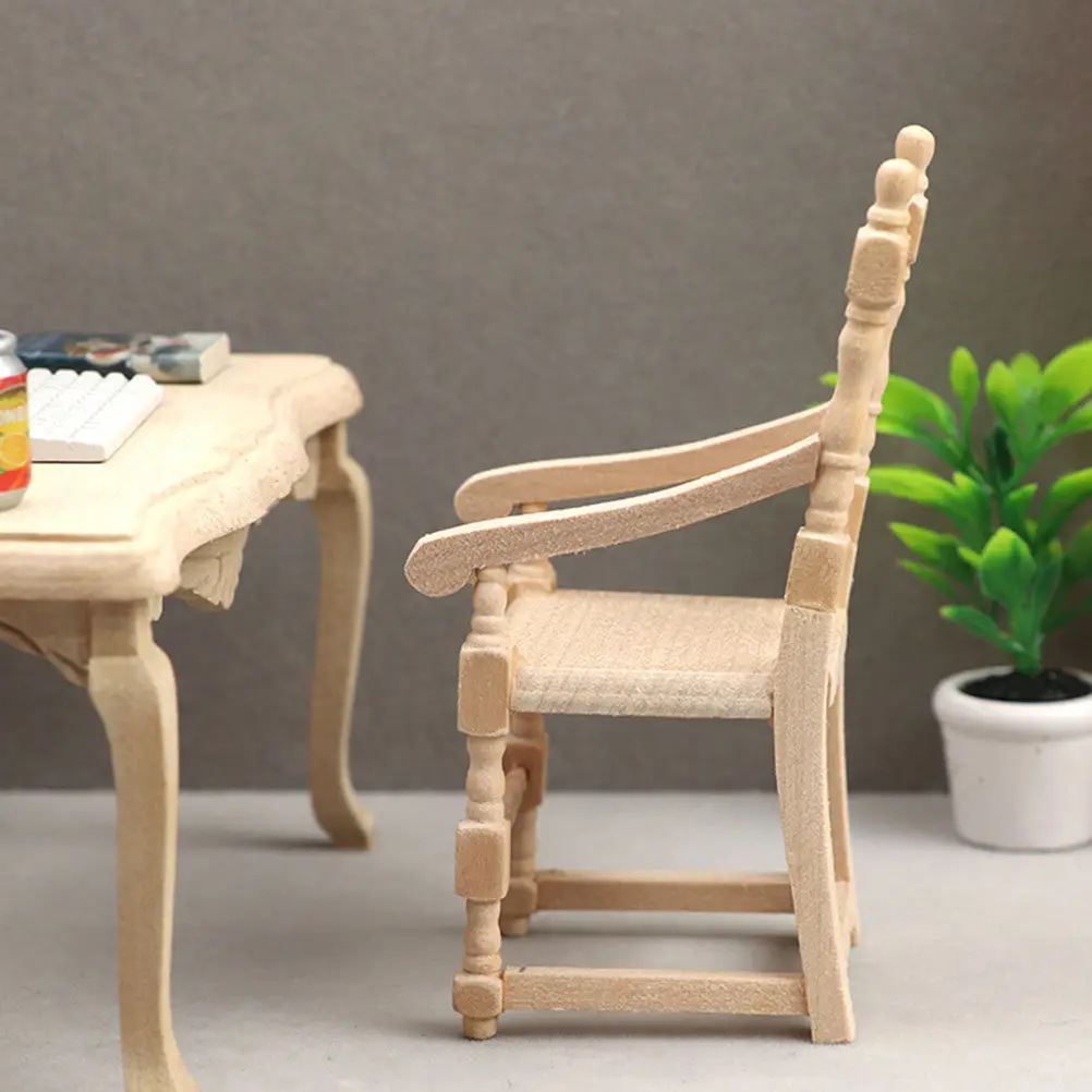 Highly Detailed Mini Wooden Chair for Miniature House Decoration Lovely Shape Realistic Design Ideal Mini Room Decor Tiny
Highly Detailed Mini Wooden Chair for Miniature House Decoration Lovely Shape Realistic Design Ideal Mini Room Decor Tiny