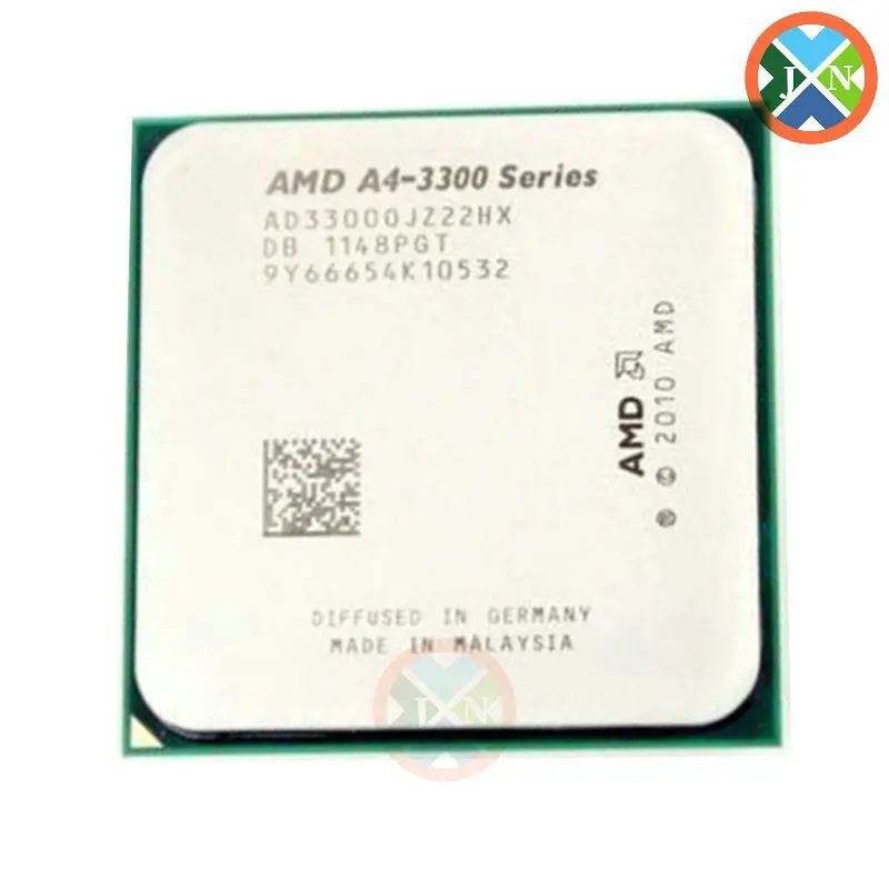 AMD A-Series A4 3300 двухъядерный процессор для настольного компьютера 2,5 ГГц AD33000JZ22HX 65 Вт Разъем FM1
AMD A-Series A4 3300 двухъядерный процессор для настольного компьютера 2,5 ГГц AD33000JZ22HX 65 Вт Разъем FM1